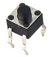 TS45H, 4,5x4,5 pin-based touch, Тактовые переключатели (TACT)