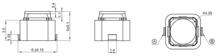 TS6650XJ, Tact switch series,   (TACT)