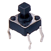 TSF6673, 6x6 square hat head pin-type touch, Тактовые переключатели (TACT)