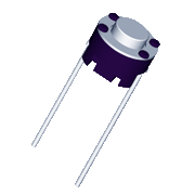 TSY66H, 6x6x5,0 round hat two foot long touch, Тактовые переключатели (TACT)