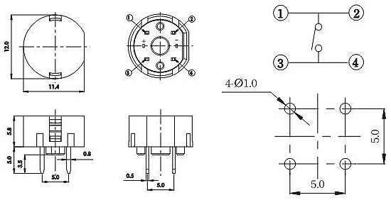 Illuminated Tact Switches