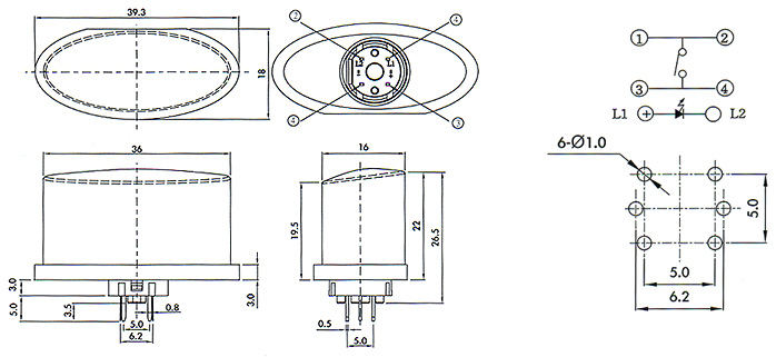 Illuminated Tact Switches