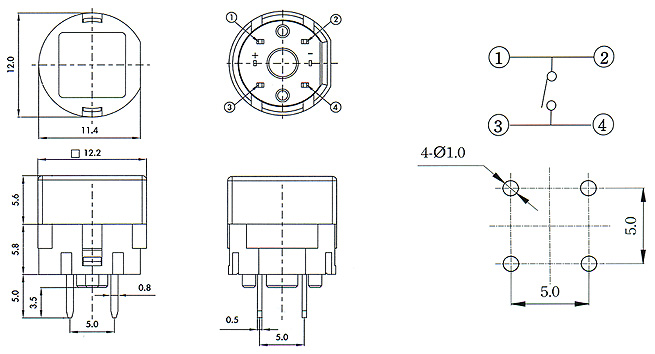 Illuminated Tact Switches