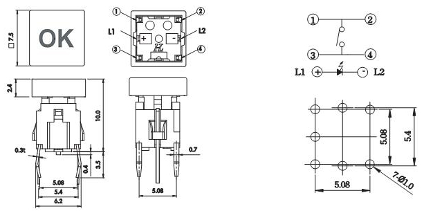 Illuminated Tact Switches