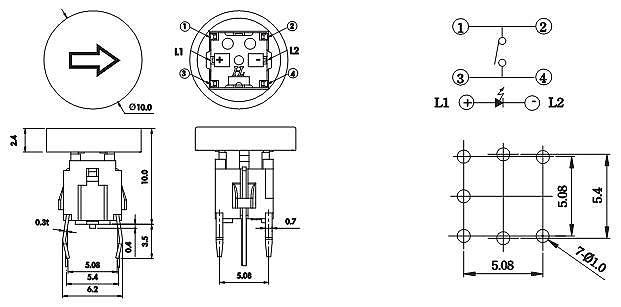 Illuminated Tact Switches