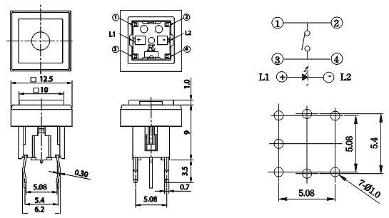 Illuminated Tact Switches