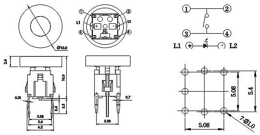 Illuminated Tact Switches