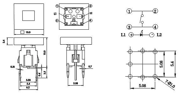 Illuminated Tact Switches