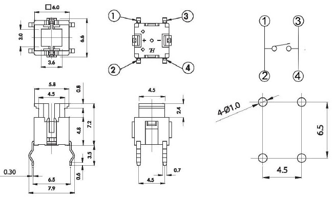 Illuminated Tact Switches