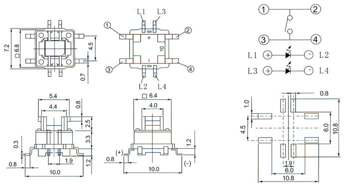 Illuminated Tact Switches