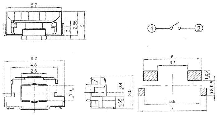 THAM16    2,5x5,7   ,  