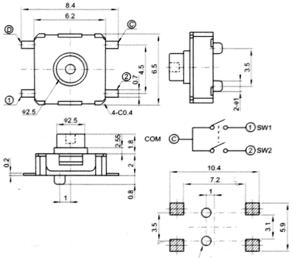 TMHF07   6,2x6,5     