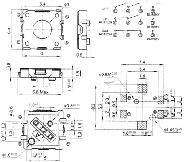 TMHU03   6,0x6,4     