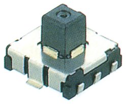 TMHU12 кнопка тактовая 6,1x6,5мм четырехнаправленная с центральным нажатием ("микроджойстик") для поверхностного монтажа