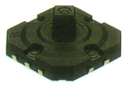 TMHU24 кнопка тактовая 9,8x9,8мм четырехнаправленная с центральным нажатием ("микроджойстик") для поверхностного монтажа