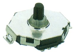 TMHU25 кнопка тактовая 9,95x11,5мм четырехнаправленная с центральным нажатием ("микроджойстик") для поверхностного монтажа