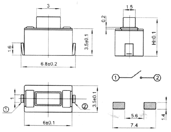 TVBU10    3,5x6,0   ,  