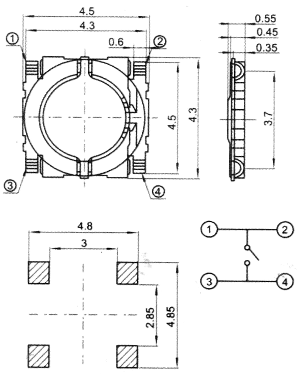 TVCM10    4,5x4,5    ,  