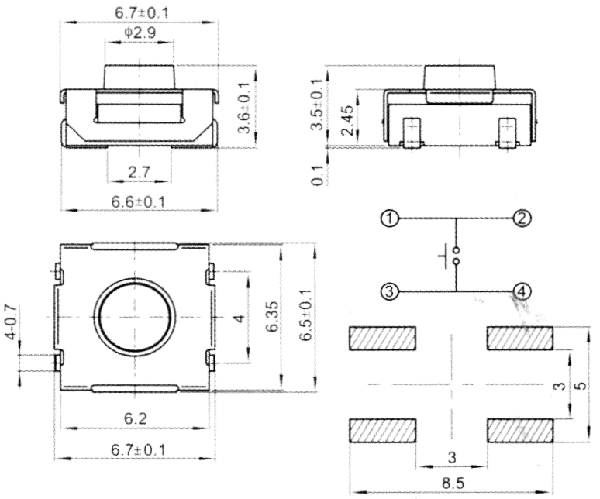 TVEJ10   6,2x6,2   ,  