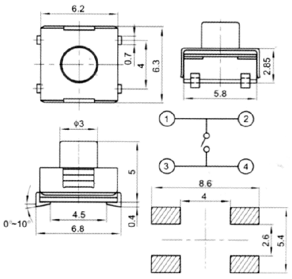 TVEJ13   6,2x6,2    ,  