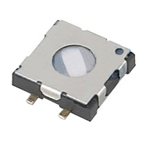 Кнопки тактовые серии TS1056S для поверхностного (SMD) монтажа прямые 6,5x6,4 мм с направляющими в плату и тройным нажатием Тактовые переключатели/тактовые кнопки (TACT Switches) серии TS1056S