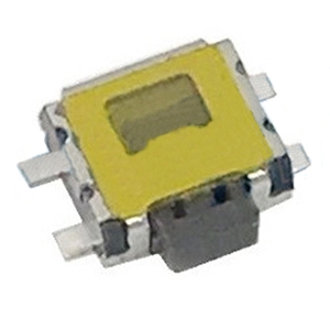 Кнопки тактовые серии TS1065A для поверхностного (SMD) монтажа угловые 3,5x1,3 мм с направляющими в плату Тактовые переключатели/тактовые кнопки (TACT Switches) серии TS1065A