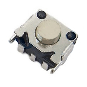 Кнопки тактовые серии TS1069 для поверхностного (SMD) монтажа угловые 4,45x3,4 мм с направляющими в плату Тактовые переключатели/тактовые кнопки (TACT Switches) серии TS1069