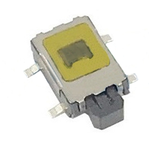 Кнопки тактовые серии TS1086S для поверхностного (SMD) монтажа угловые 4,0x1,8 мм с направляющими в плату Тактовые переключатели/тактовые кнопки (TACT Switches) серии TS1086S