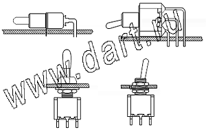 T80-T . Miniature Toggle Switches,   (TOGGLE)