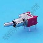 Угловой тип, TS40-T серия, Sub-miniature Toggle Switches, Рычажные переключатели (TOGGLE)