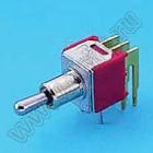 Угловой тип, TS40-T серия, Sub-miniature Toggle Switches, Рычажные переключатели (TOGGLE)