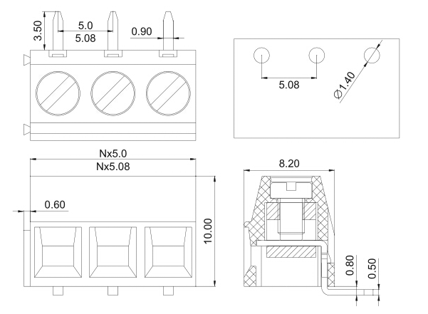 KF127R-5.08 