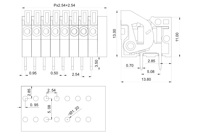 KF141R-2.54 