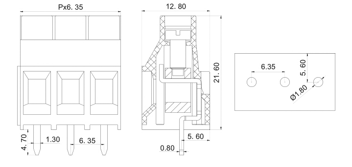 KF635-6.35 