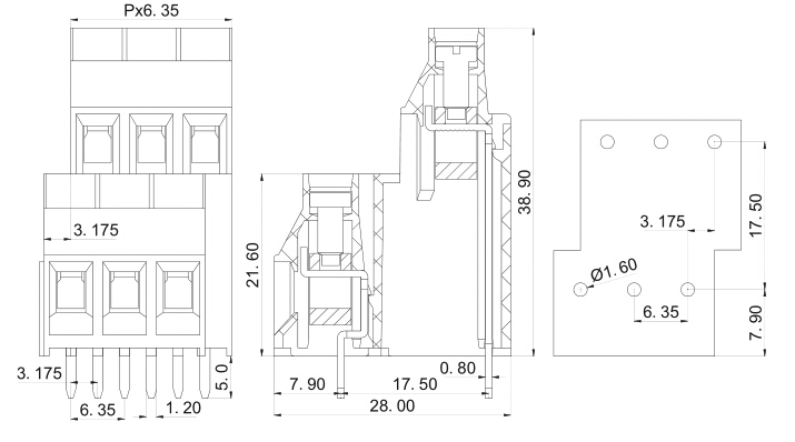 KF635B-6.35 