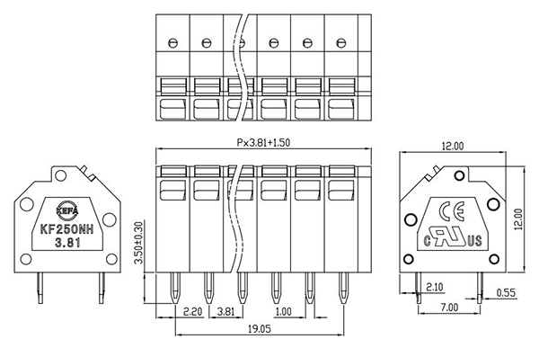 KF250NH-3.81 