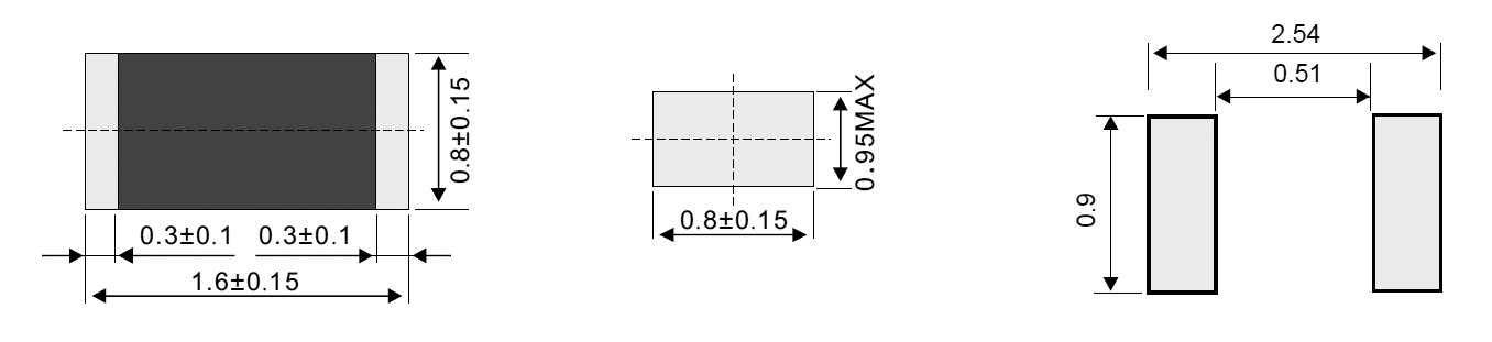  SMD (  )  0603